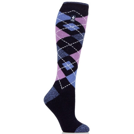 Ladies Hamilton Argyle Heat Holder Lite Long Eq Socks