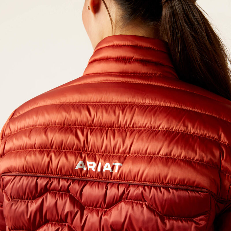 Ariat Women's Ideal Down Jacket IR Red Ochre/Burnt Brick