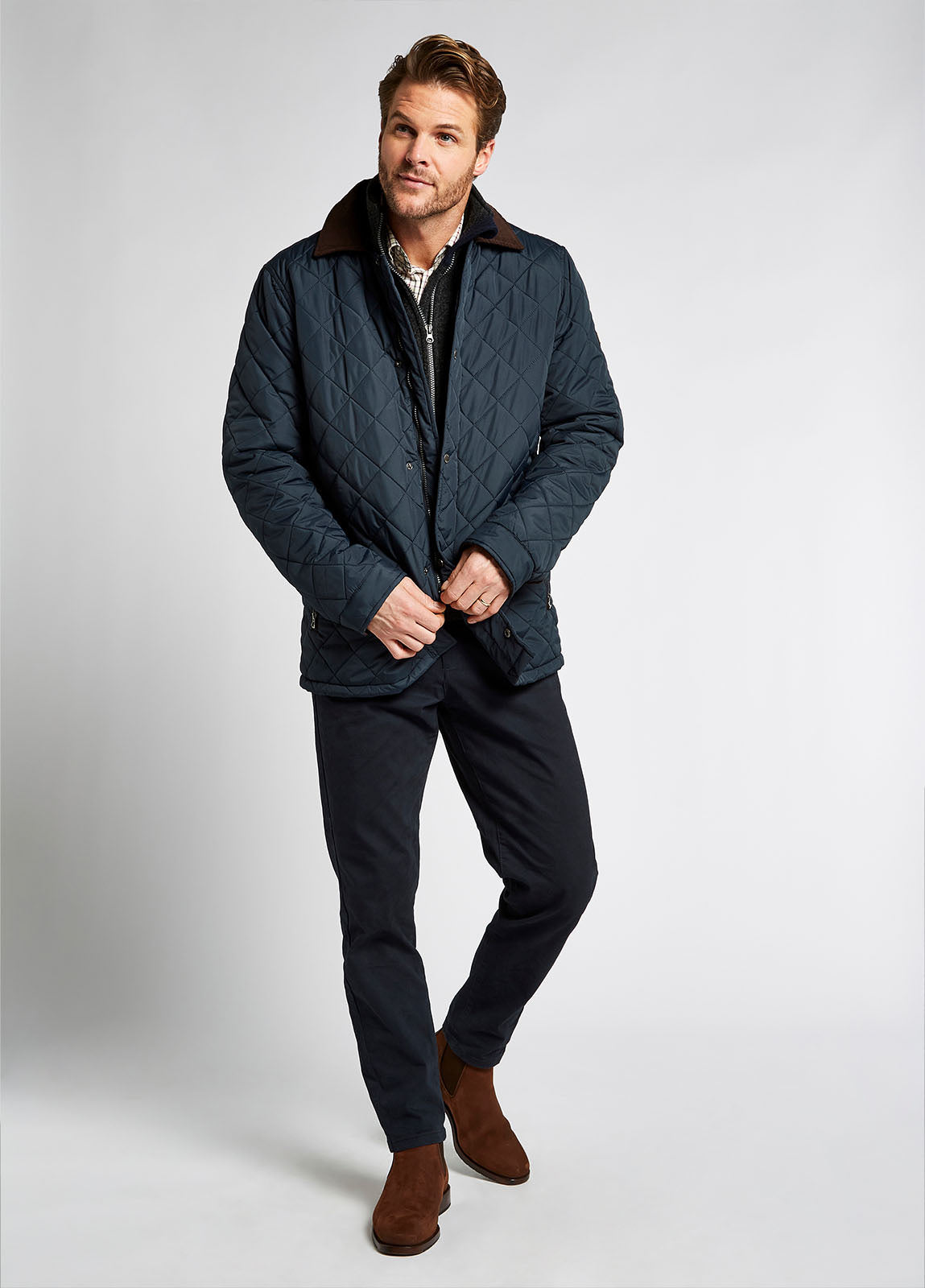 Dubarry Mountusher Quilted Jacket Navy