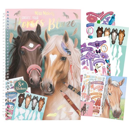 Miss Melody Horse Colouring Book
