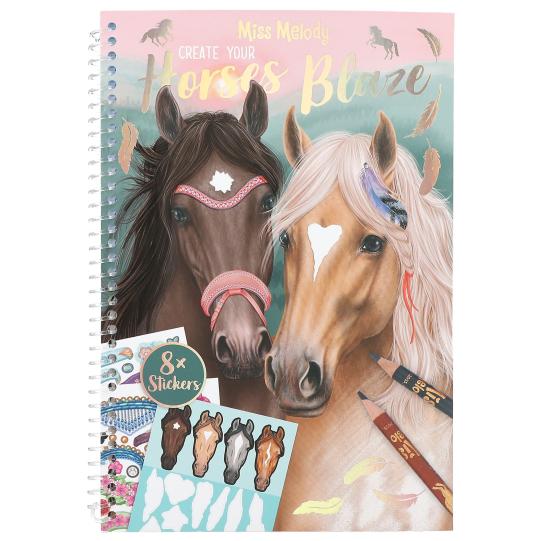 Miss Melody Horse Colouring Book