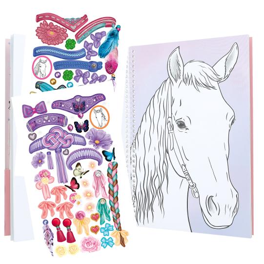 Miss Melody Horse Colouring Book