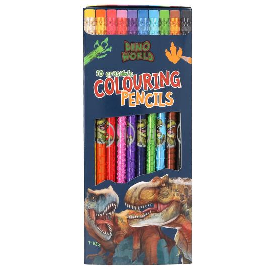 Dino World Erasable Colouring  Pencils
