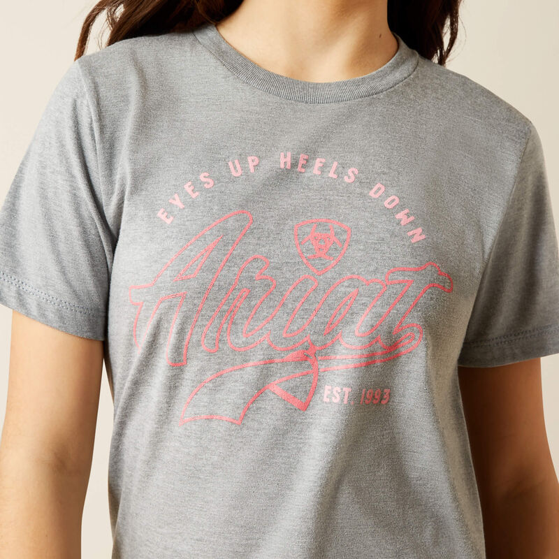 Ariat Yth Heels Down SS T-Shirt Iceberg
