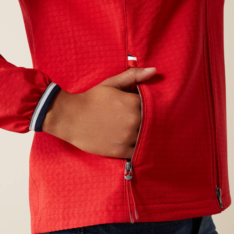 Ariat Wms Versa Team Jacket Weg Red