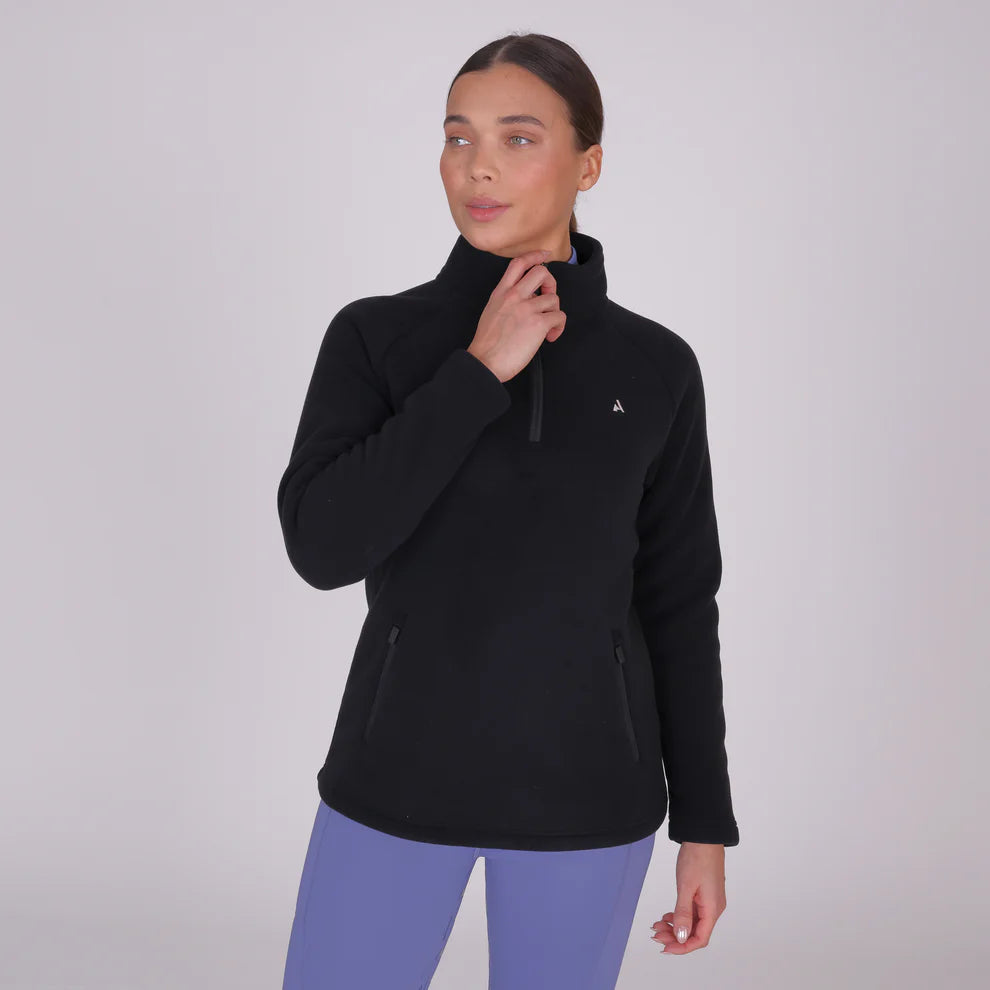 Aubrion Wmn React Half Zip Fleece Shadow