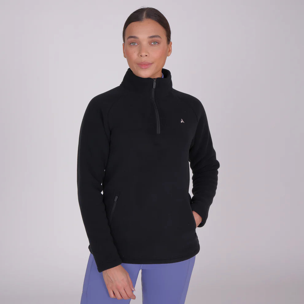 Aubrion Wmn React Half Zip Fleece Shadow