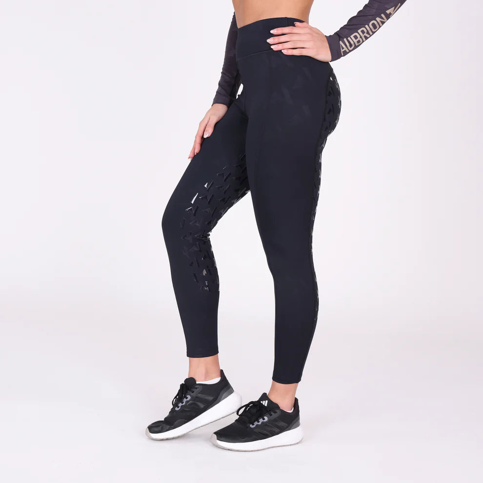 Aubrion Wmn React Winter Riding Tights Shadow