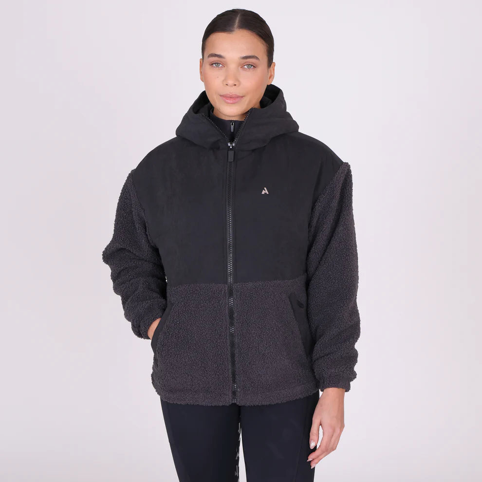Aubrion Wmn React Sherpa Fleece Jacket Shadow