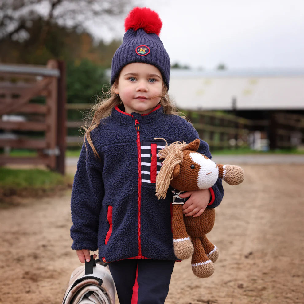 Winnie & Me Child Bobble Hat Navy