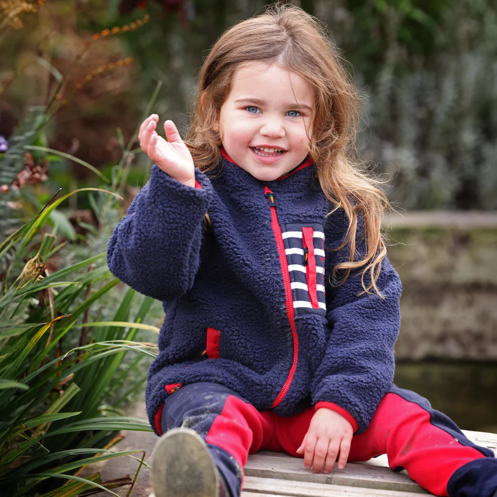 Winnie & Me Child Fleece Navy
