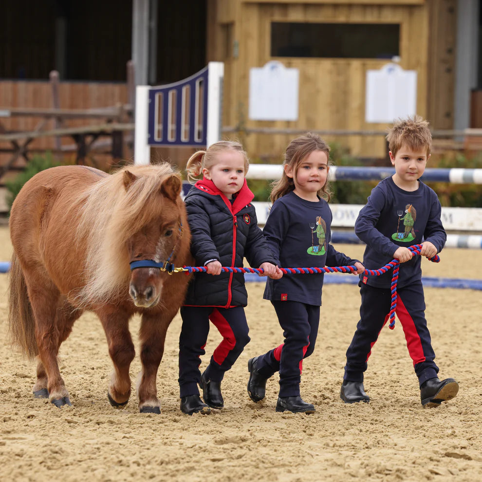 Winnie & Me Child Long Sleeve Top Navy