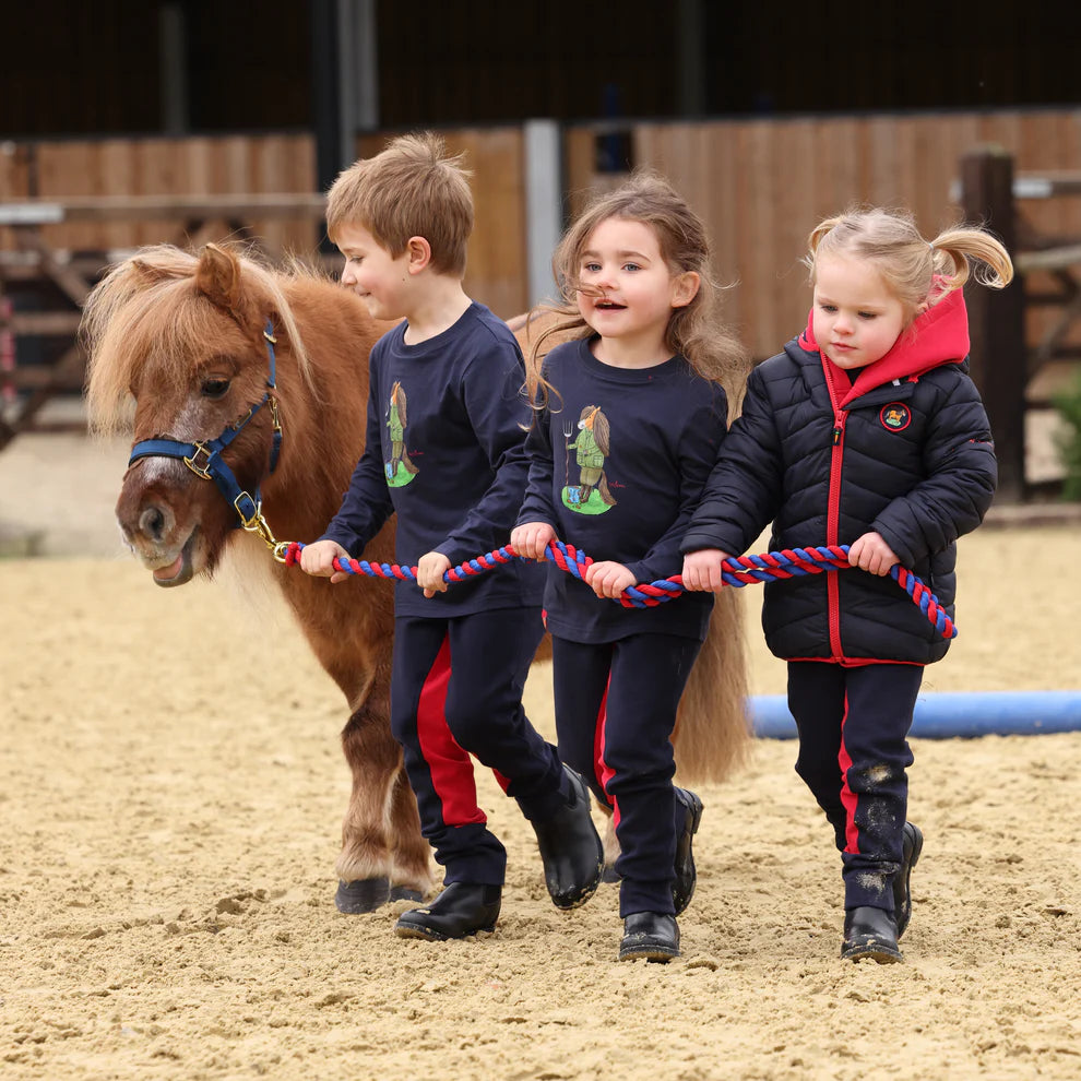 Winnie & Me Child Long Sleeve Top Navy