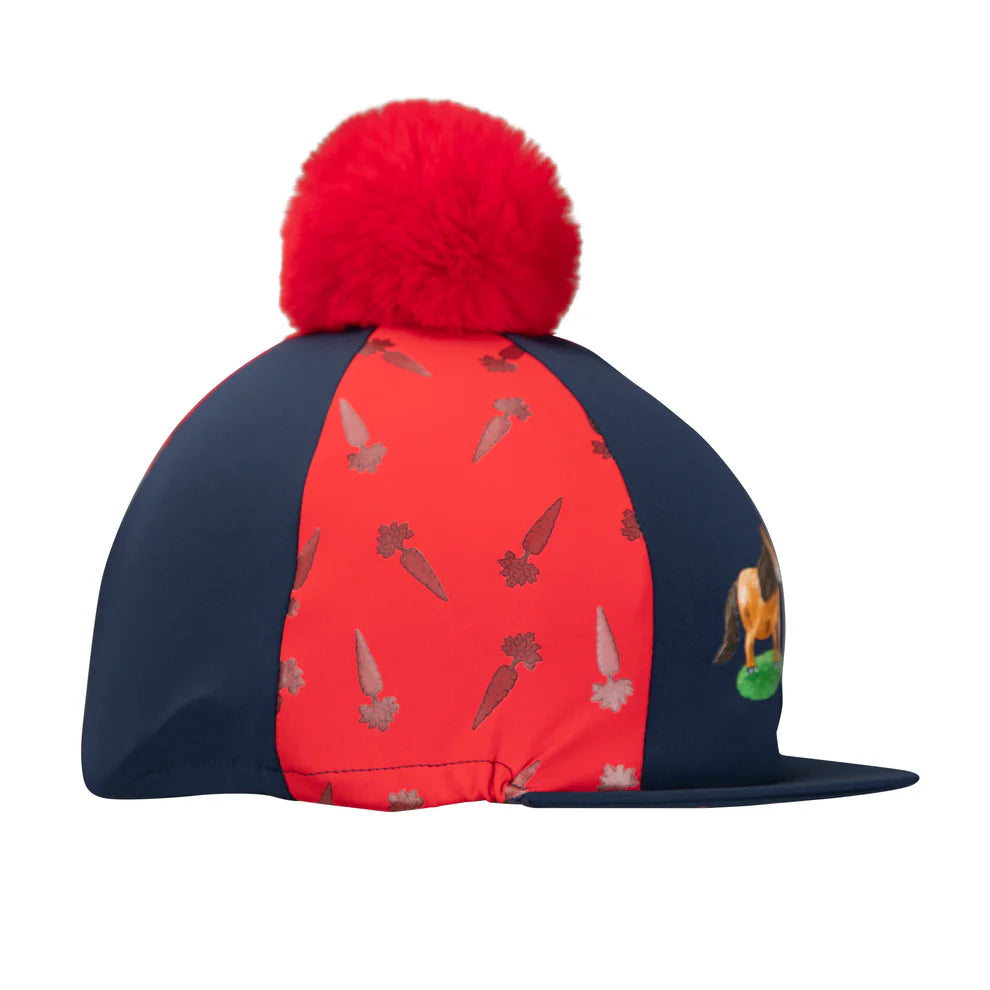 Winnie & Me Child Hat Silk Navy/Red
