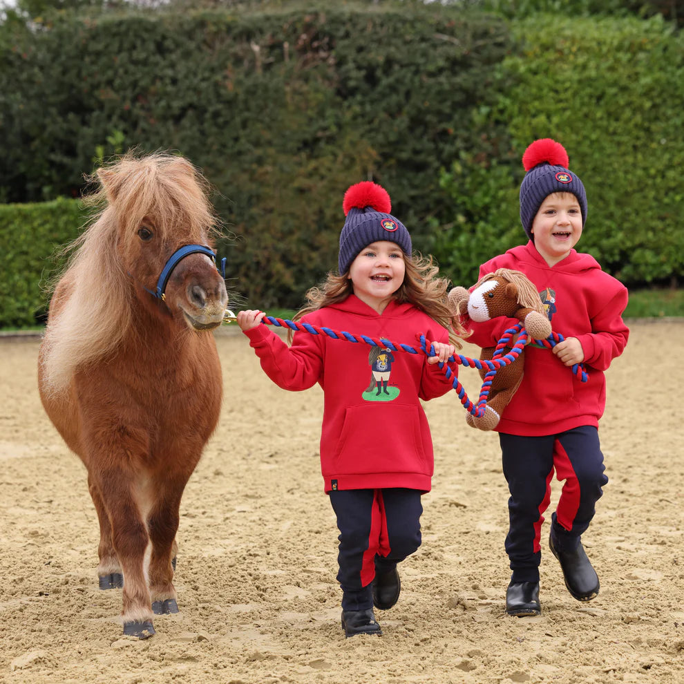 Winnie & Me Child Bobble Hat Navy