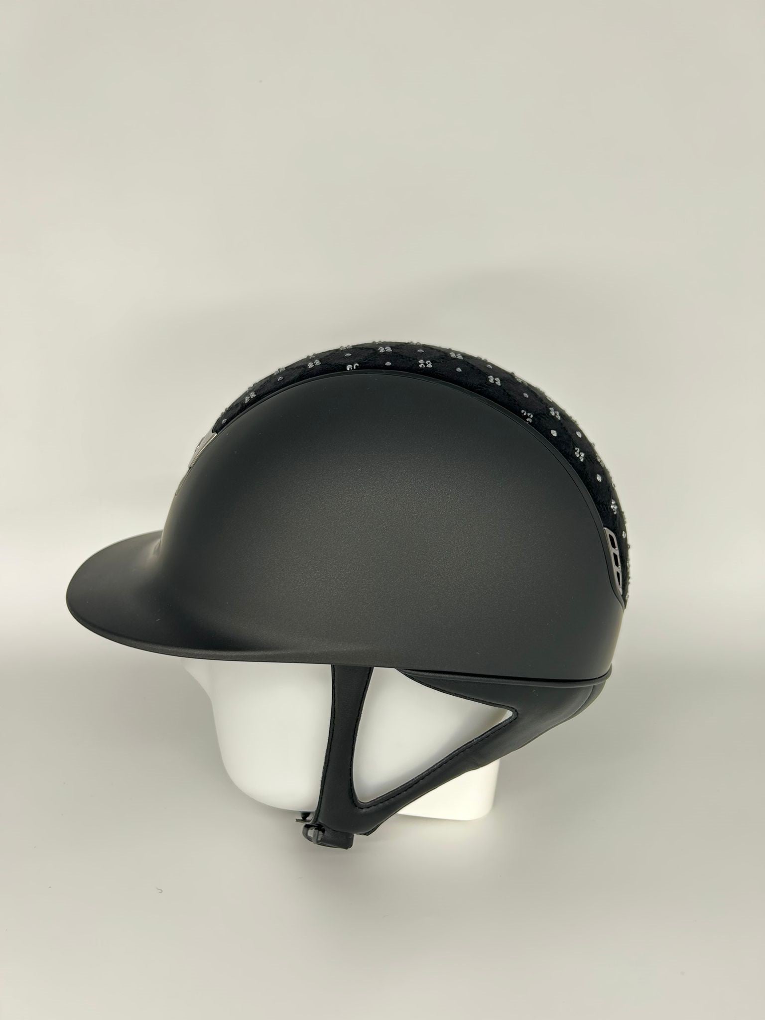 NEW 2.0  Shadow Custom Black,Top Royal Flower Swarovsky,Trim Matt Black ,blazon Black Chrome Medium