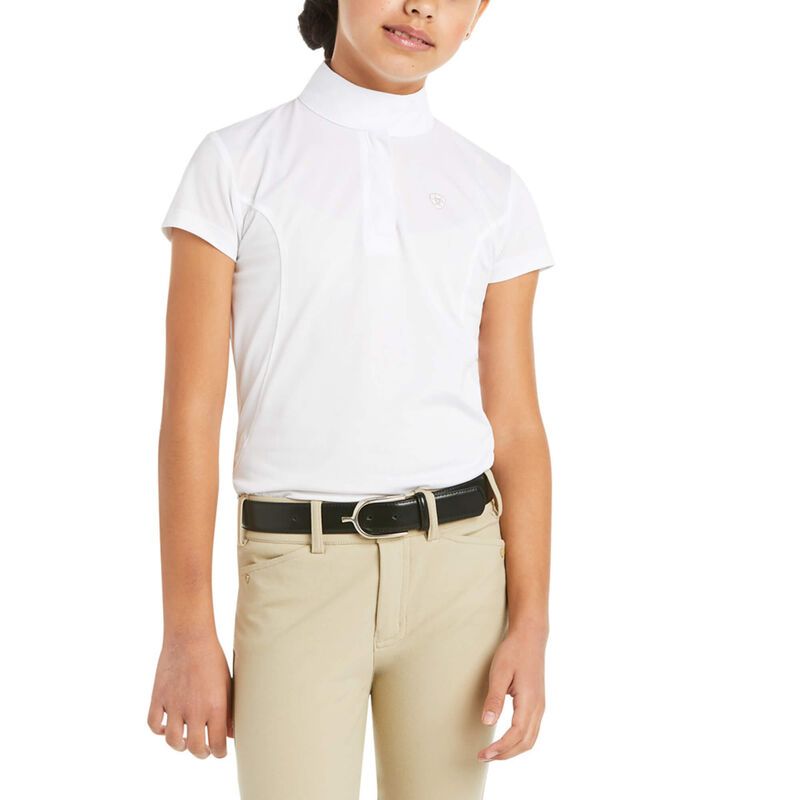 Youth Aptos Short Sleeve Show Shirt White