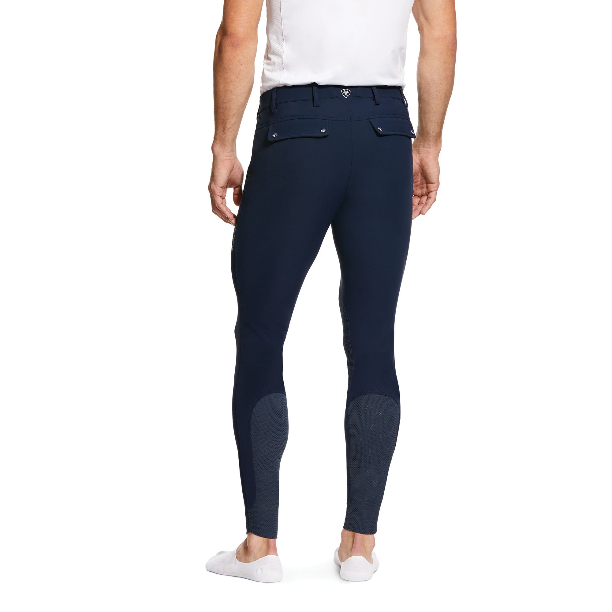 Mens Tri Factor Grip Knee Patch Breeches