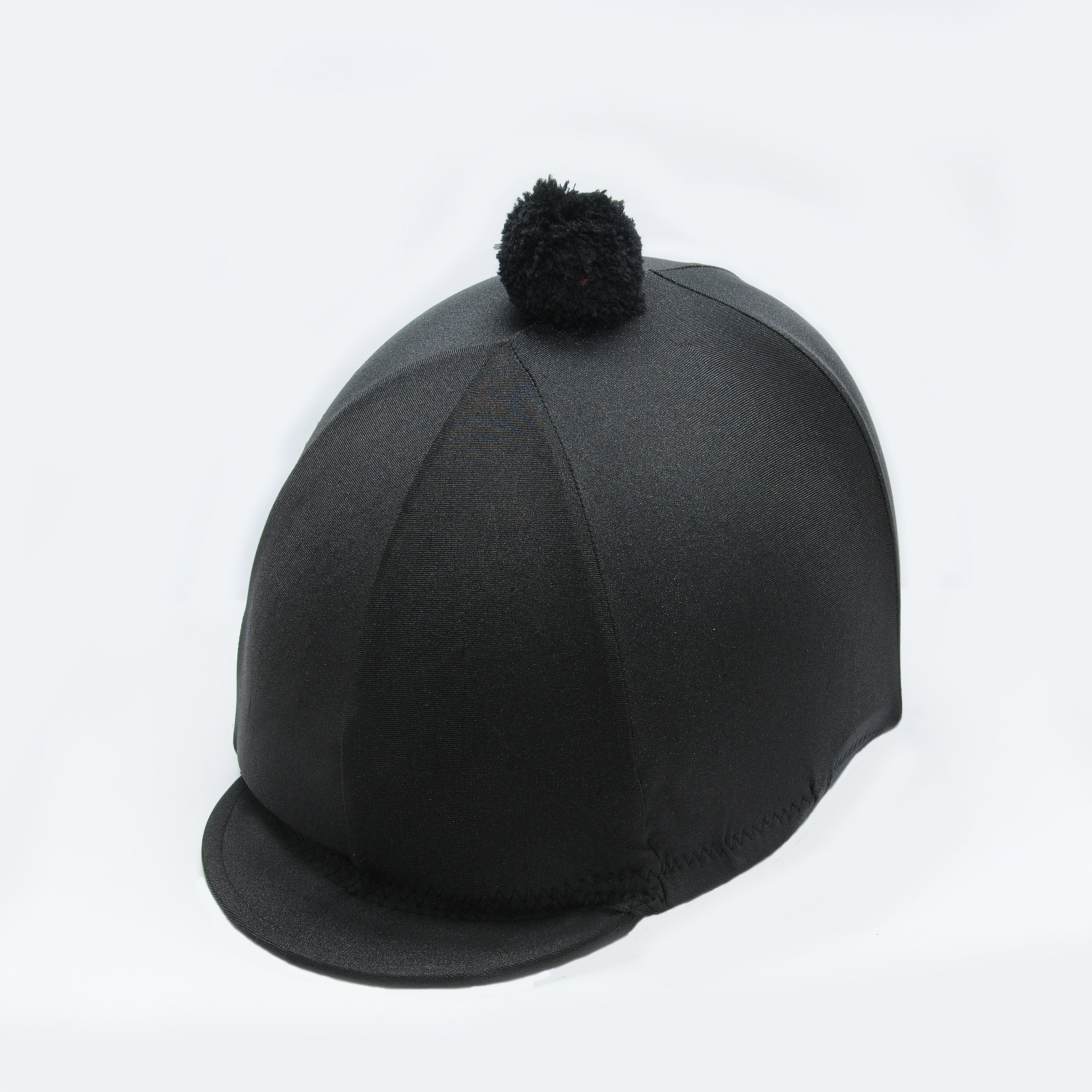 Turfmasters Lycra Hat Silk with PomPom
