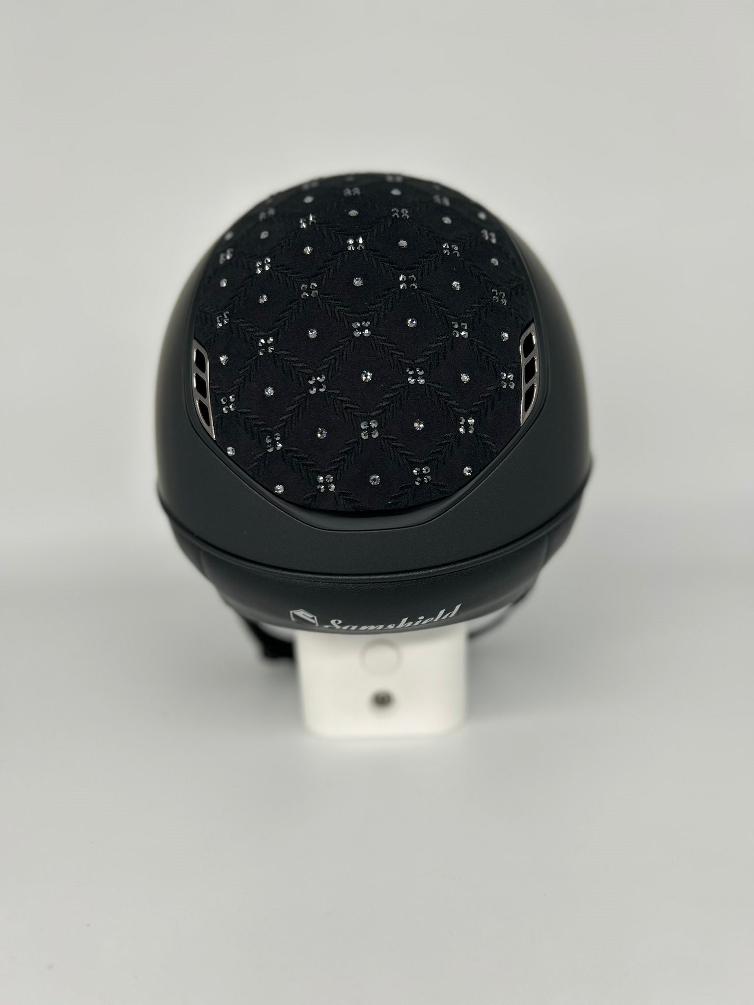 NEW 2.0  Shadow Custom Black,Top Royal Flower Swarovsky,Trim Matt Black ,blazon Black Chrome Medium