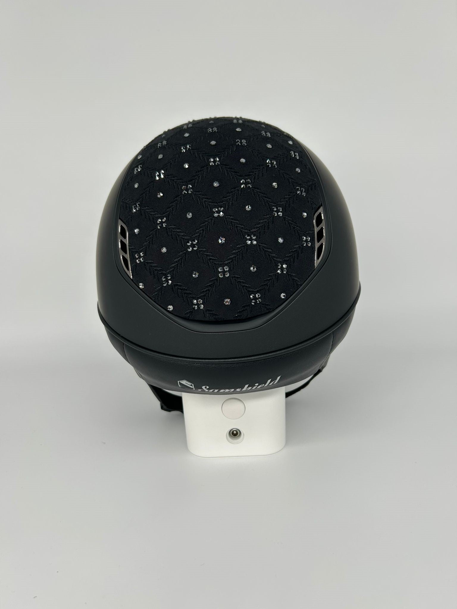 NEW 2.0  Shadow Custom Black,Top Royal Flower Swarovsky,Trim Matt Black ,blazon Black Chrome Medium