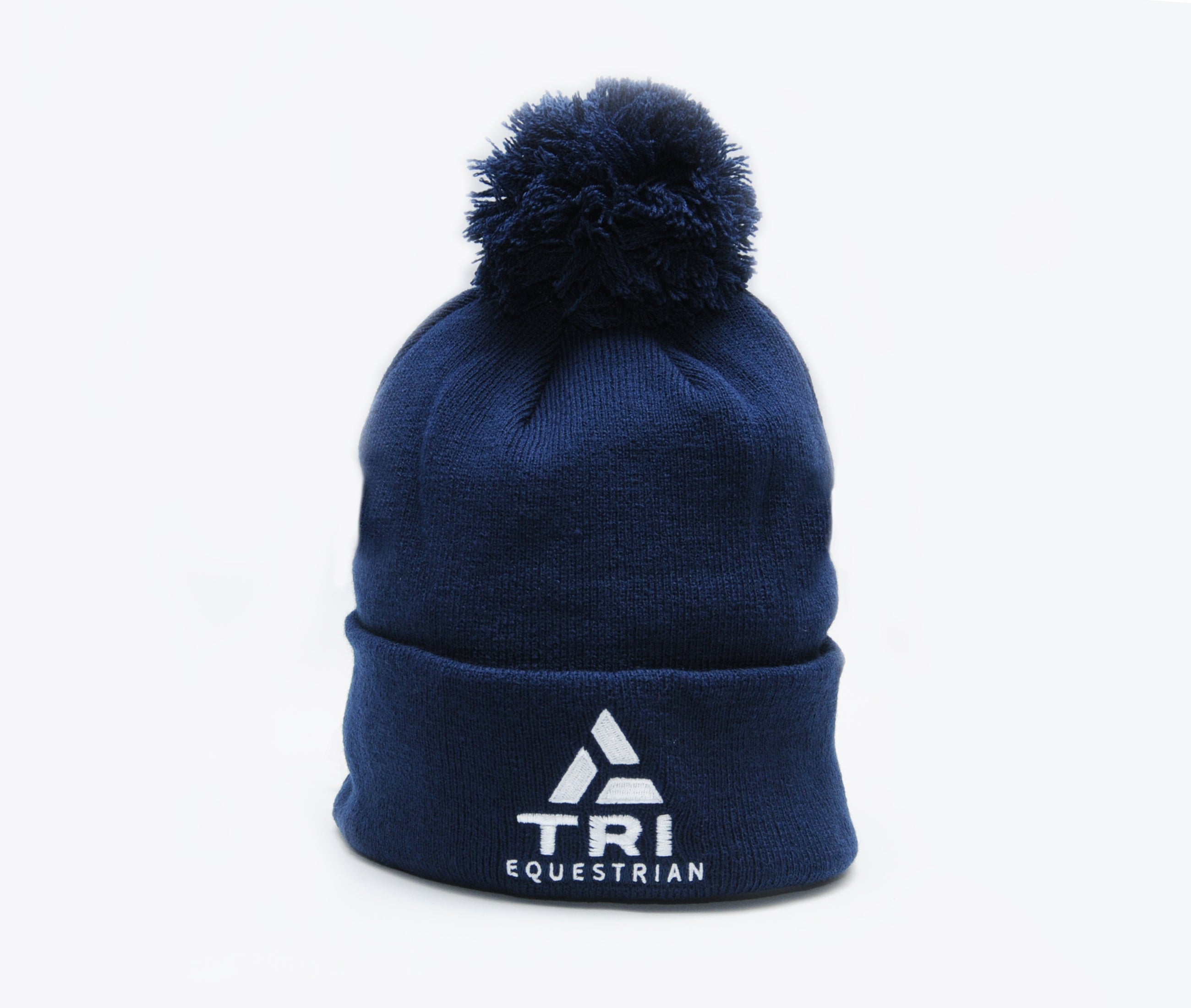 TRI New Logo Beanie Hat With Bubble - Navy