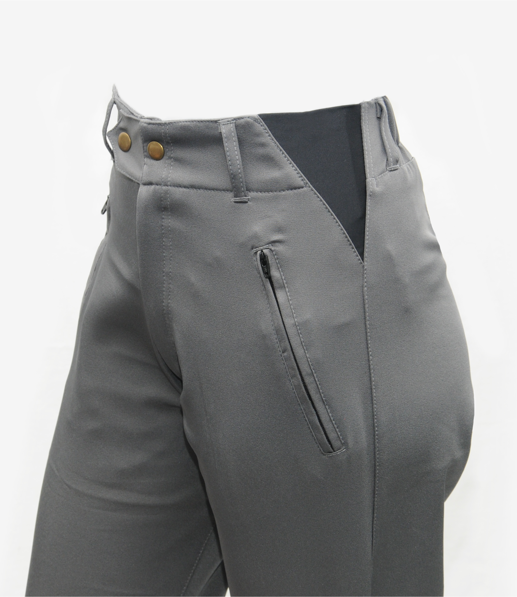 Turfmasters Exercise Jockey Breech Grey/Black