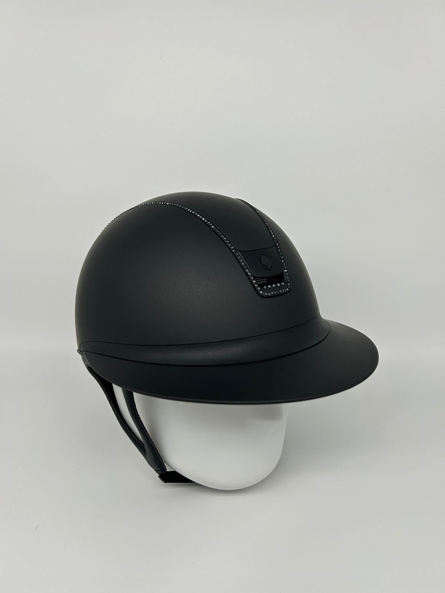 NEW 2.0 Miss Shield Custom Shadow Black,Top Matt Black,FB matt black,Trim matt blk +300 swaro jet hematite,blazon crystal fabric Black Medium