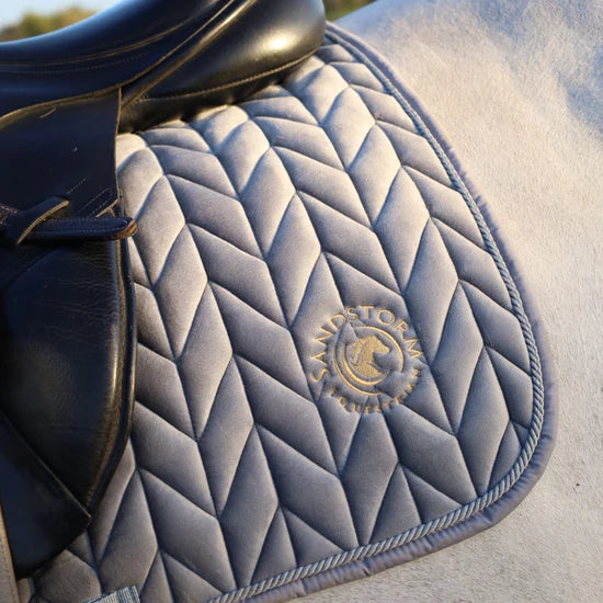 Sandstorm Dressage Velvet Saddle Pad FULL