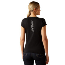 Ariat Wms BV Logo SS T-Shrt Black