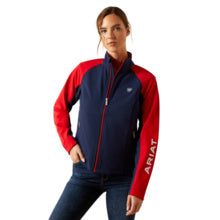 Ariat Wms Team EQ Jacket Navy/Red