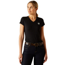 Ariat Wms BV Logo SS T-Shrt Black