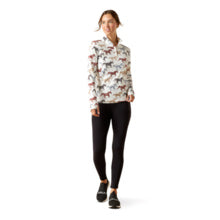 Ariat Wms Lowell 3.0 1/4 Zip LS Baselayer Painted Ponies Print