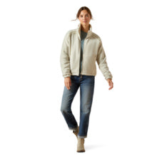 Ariat Wms Lafayette Full Zip Sweatshirt Pelican