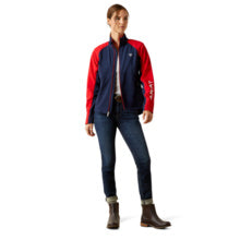 Ariat Wms Team EQ Jacket Navy/Red