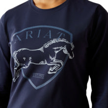 Ariat Yth Liberty Jump LS T-Shirt Navy