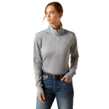 Ariat Wms Team EQ 1/2 Zip Pullover Alloy Heather