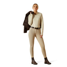 Ariat Wms Lucent 1/4 Zip Baselayer Pelican