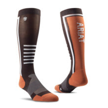 Ariat Ariattek Slimline Performance Socks Java/Aragon M