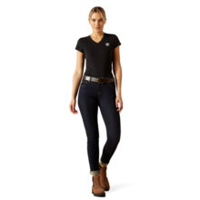 Ariat Wms BV Logo SS T-Shrt Black