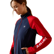 Ariat Wms Team EQ Jacket Navy/Red