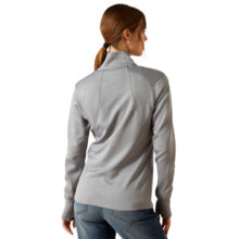 Ariat Wms Team EQ 1/2 Zip Pullover Alloy Heather