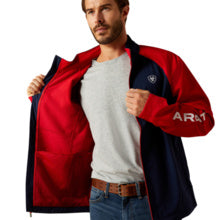 Ariat Mns Team EQ Jacket Navy/Red