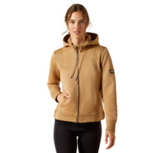 Ariat Wms Radiance Ful Zip Sweatshirt Tiger's Eye