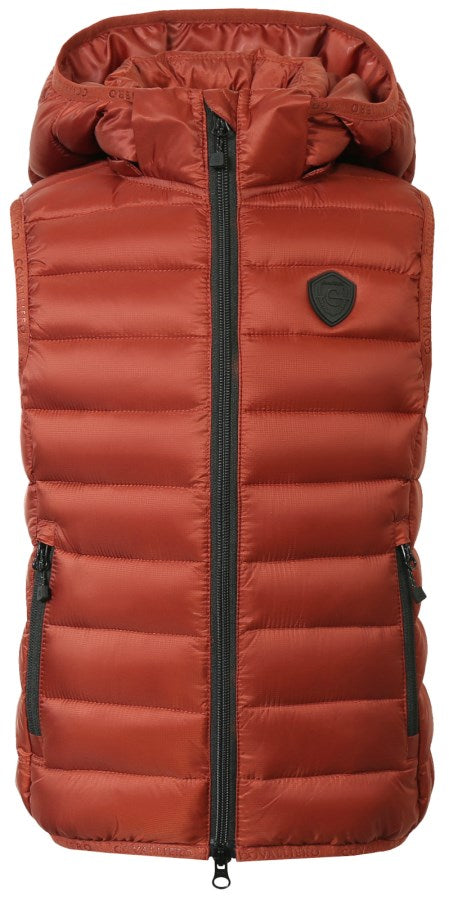 Covalliero Kids Quilted Gilet Rust