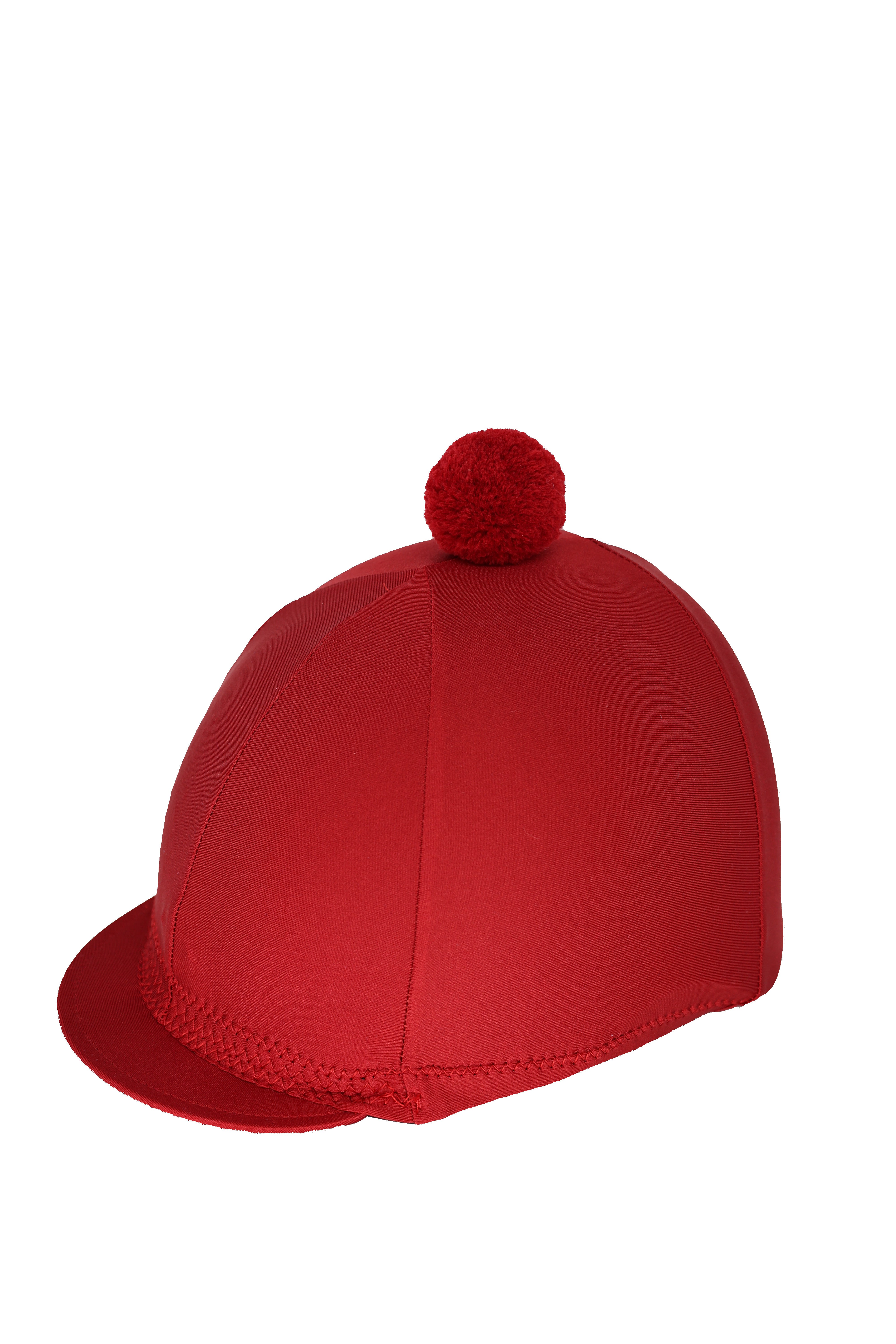 Turfmasters Lycra Hat Silk with PomPom