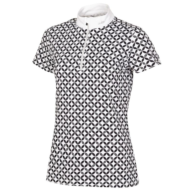 Schockemohle Wmn Louisa Show Shirt White/Dark Blue