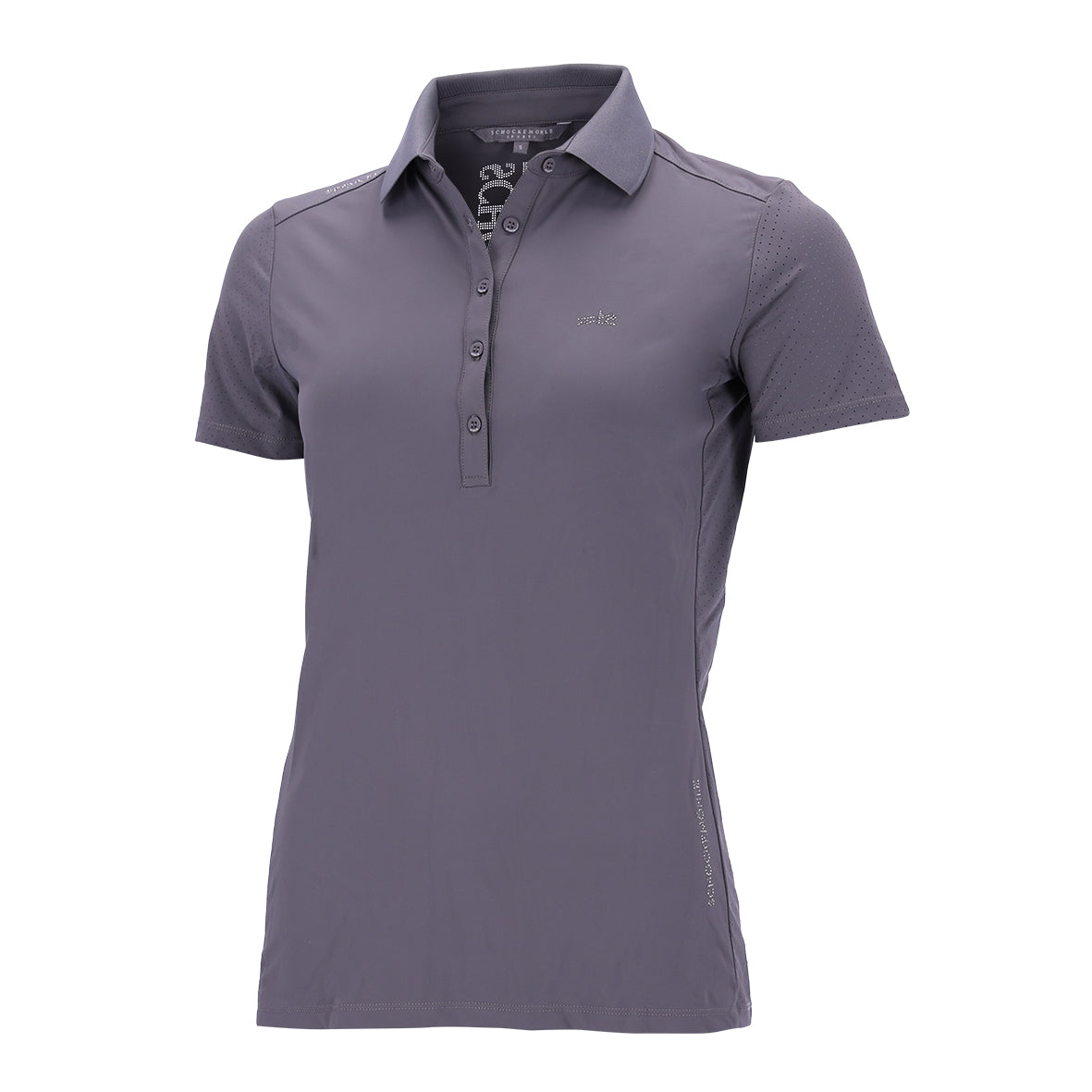 Womens SPMilla Style Polo Shirt Slate Grey