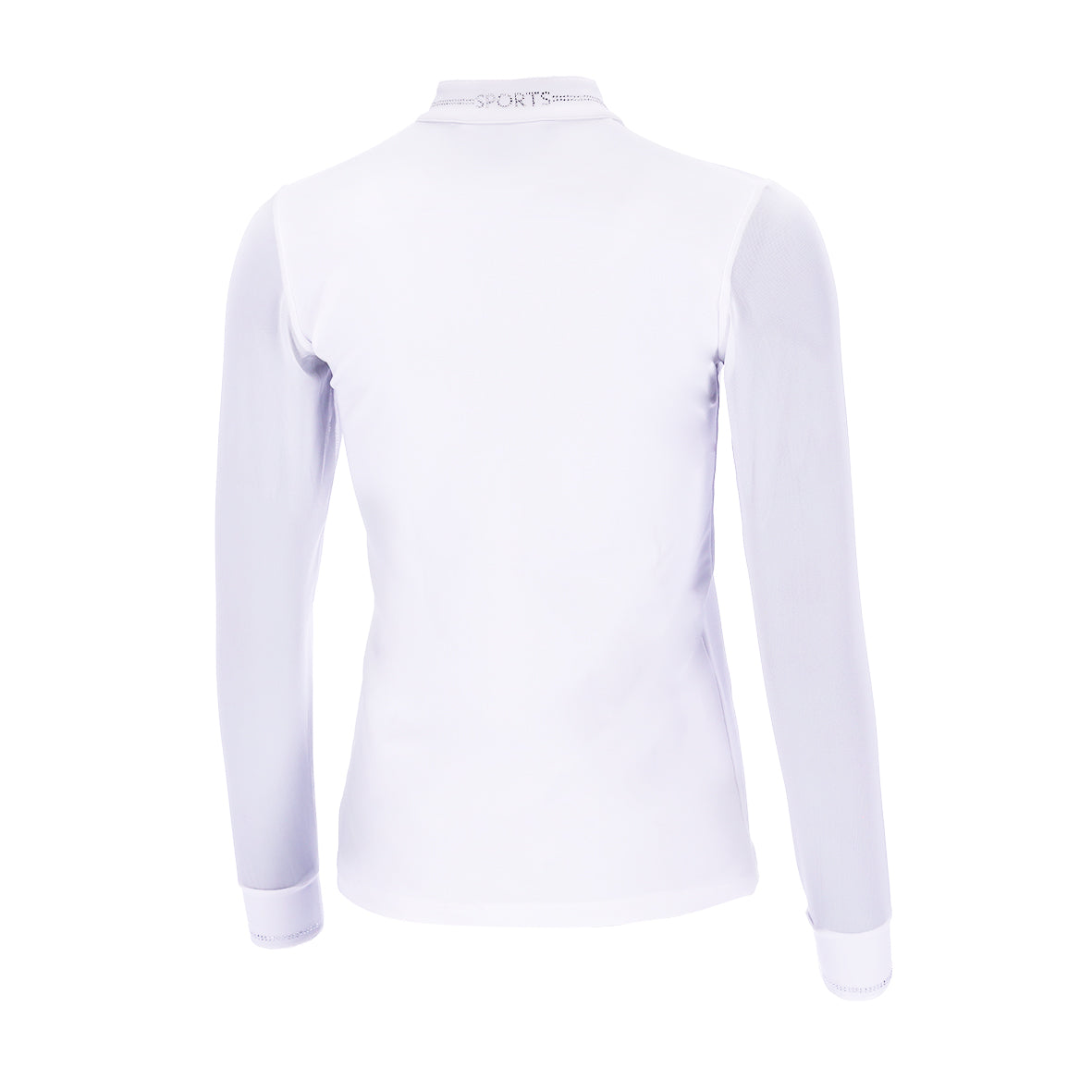 Womens SPAnouk Style LS Show Shirt White
