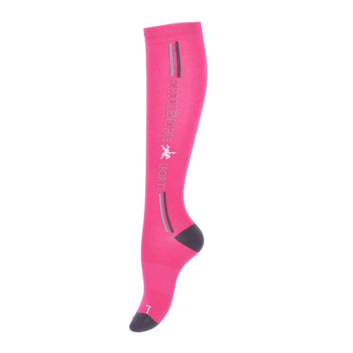 Schockemohle  Logo Sporty Socks Style Hot Pink